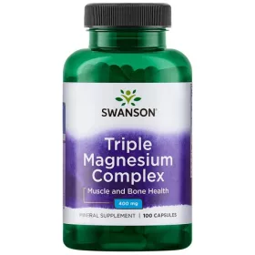 Swanson Trostruki magnezijev kompleks 400 mg 100 kapsula