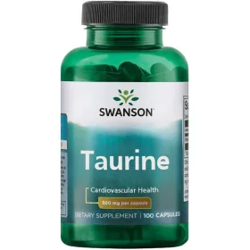 Swanson Taurin 500 mg 100 kapsula