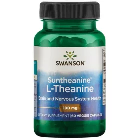   Swanson Suntheanine L-teanin 100 mg 60 vegetarijanskih kapsula