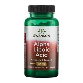 Swanson ALPHA LIPOINSÄURE (Liponsäure) 600 mg 60 Kapseln