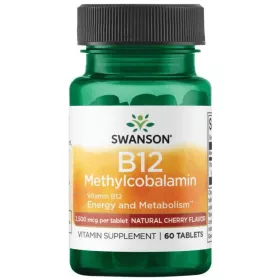 Swanson B12 Methylcobalamin 2500 µg 60 Kautabletten