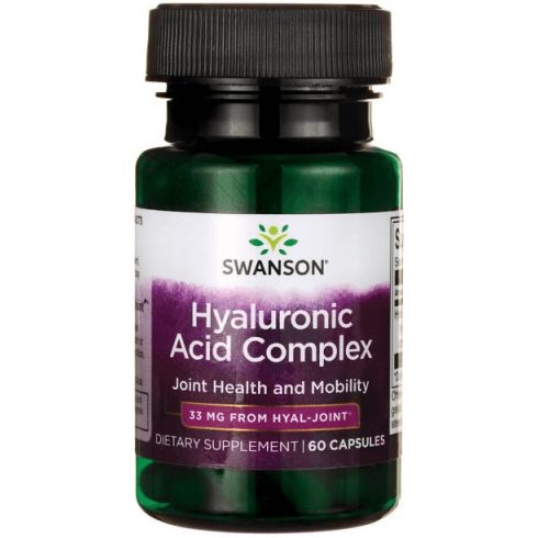 Swanson Hyaluronic Acid Complex 33mg 60 kapszula (Kollagénnel kevert)
