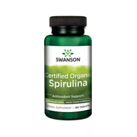Swanson Spirulina Alge 180 tableta organske
