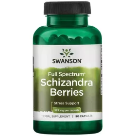   Swanson Schizandra bobice 525 mg 90 kapsula Schizandra bobice, kineska magnolija