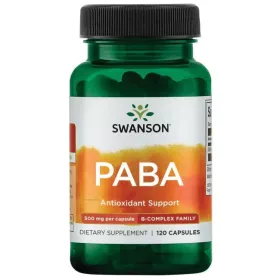 Swanson PABA (Para-Aminobenzoesäure) 500 mg 120 Kapseln