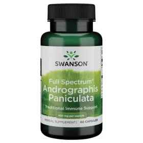 Swanson Andrographis Paniculata 400 mg 60 Kapseln