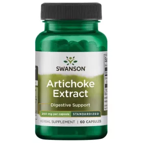   Swanson Artischockenextrakt 250 mg 60 Kapseln (Standardisierter Artischockenextrakt)