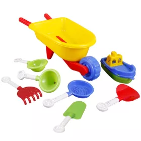 PILSAN Sandkasten-Set, Schubkarre mit Eimer