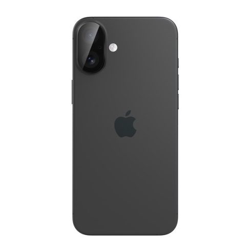 Spigen Glas.tR Optik Apple iPhone 16 Plus/ iPhone 16 Tempered kameravédő fólia, fekete (2db)