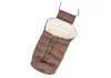Flauschiger Winterfellsack von Cangaroo mit verstärkten Beinen, 100 cm, BRAUN/BEIGE