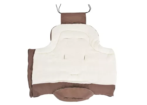 Flauschiger Winterfellsack von Cangaroo mit verstärkten Beinen, 100 cm, BRAUN/BEIGE