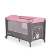 MONI Sleepy összecsukható luxus utazóágy 2 szint+pelenkázó+ játék pink