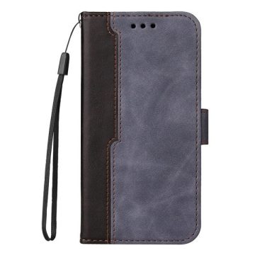   Apple Wooze Colour Wallet iPhone 16 Pro oldalra nyíló tok, stand, kártyatartóval, kézpánttal, szürke