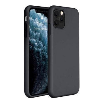   Apple Wooze Liquid Silica Gel iPhone 16 Plus szilikon tok, fekete