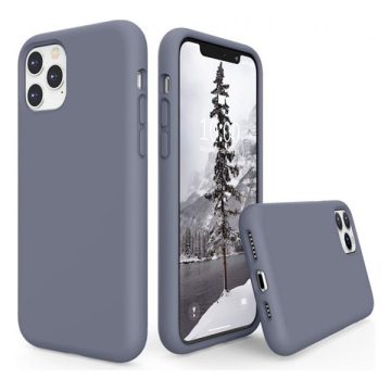   Apple Wooze Liquid Silica Gel iPhone 16 Plus szilikon tok, leander-szürke