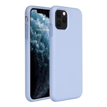   Apple Wooze Liquid Silica Gel iPhone 16 Pro szilikon tok, lila