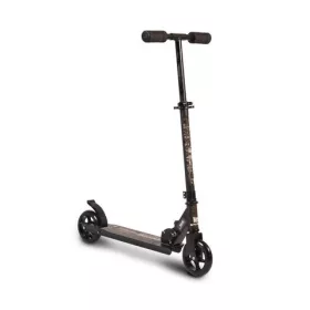 RENDEVOUS Scooter bis 100 kg, ab 6 Jahren, PU-Räder SCHWARZ