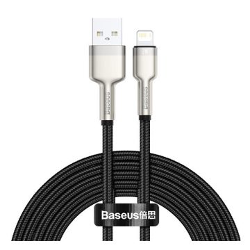 Baseus Cafule USB-Lightning kábel, 2,4A, 2m, fekete