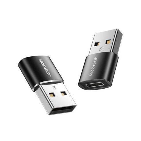 Joyroom S-H152 USB-A-USB-C adapter fekete (2db)