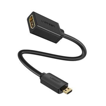 Ugreen 20134 Micro HDMI-HDMI adapter, 20cm, fekete