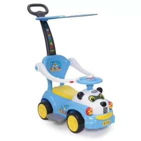 MONI PANDA Baby Taxi mit Schiebedach BLAU
