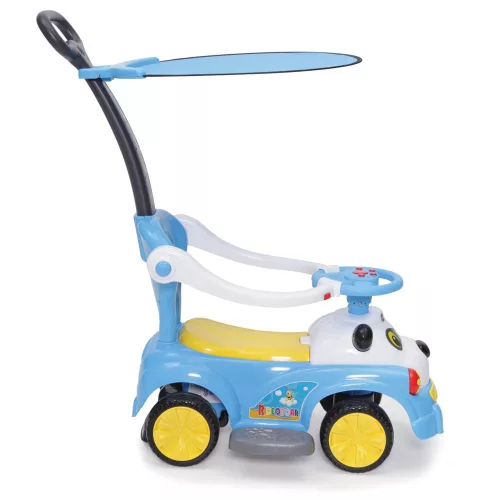 MONI PANDA Baby Taxi mit Schiebedach BLAU