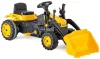 Pilsan-Traktor mit Frontlader, schwarz/gelb