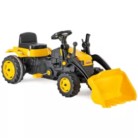 Pilsan-Traktor mit Frontlader, schwarz/gelb