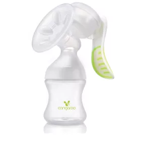 Cangaroo Snowdrop manuelle Milchpumpe mit 1 Flasche, weiß