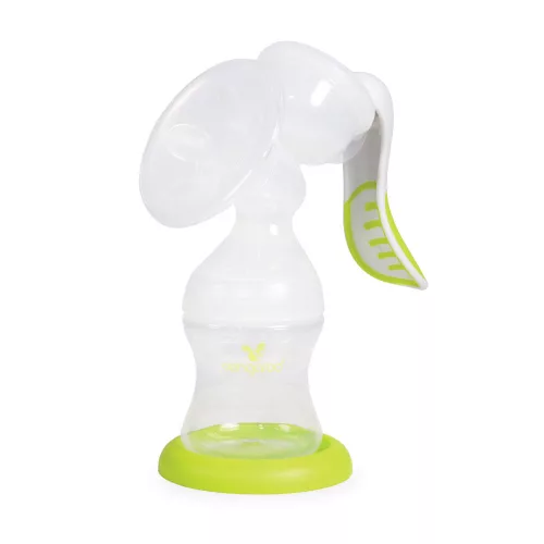 Cangaroo Snowdrop manuelle Milchpumpe mit 1 Flasche, weiß