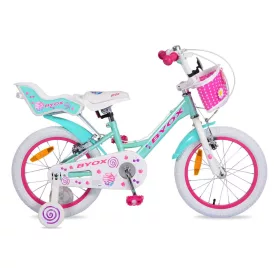   BYOX CUPCAKE Kinderfahrrad für Mädchen, Größe 16, Türkis
