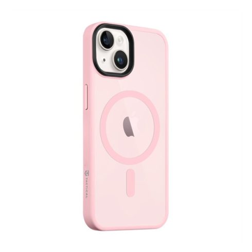 Tactical MagForce Hyperstealth iPhone 14 hátlap tok, áttetsző/rózsaszín