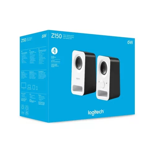 Logitech Z150 jack 2.0 6W fehér hangszóró