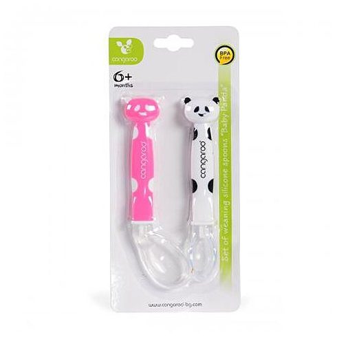 SZILIKON kanál szett 2dbos Panda PINK