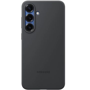   Samsung Galaxy S25+ Silicone Cover, gyári szilikon tok, fekete
