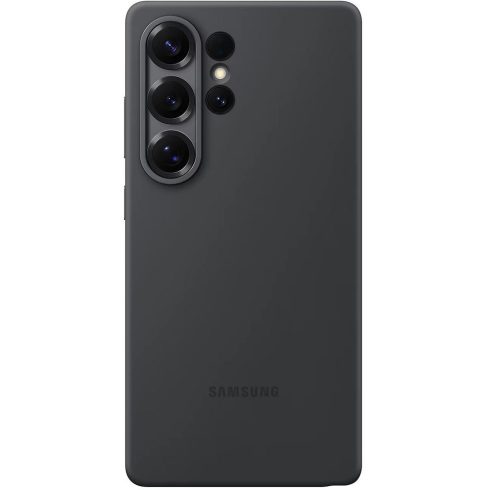 Samsung Galaxy S25 Ultra Silicone Cover, gyári szilikon tok, fekete