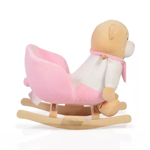 Moni Toys Schaukelteddybär 60 cm rosa