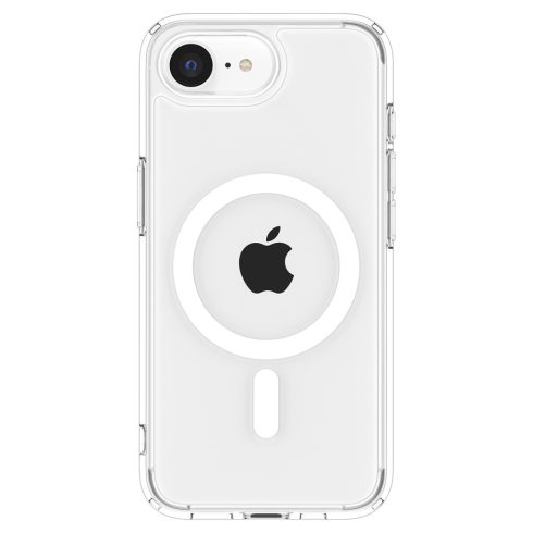 Spigen Ultra Hybrid MagFit Apple iPhone 16e MagSafe tok, Clear White, átlátszó-fehér