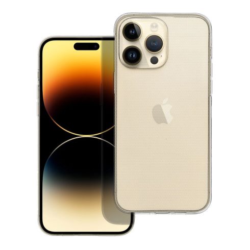 Clear 2mm Apple iPhone 16e szilikon tok kameravédelemmel, átlátszó