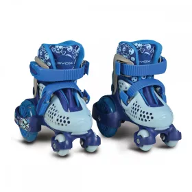   Byox Rollschuhe Little Beetle Doppelreihenrollen, 26-29 Zoll, Jungen, BLAU