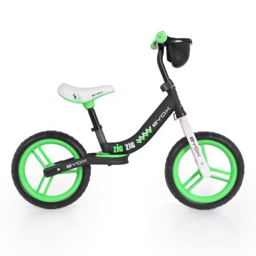 BYOX Zig zag futóbicikli zöld