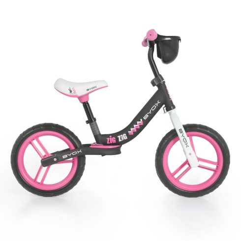BYOX Zig zag futóbicikli pink