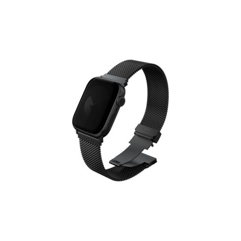 Uniq Dante Pro Apple Watch 42/41/40mm állítható fém óraszíj, fekete