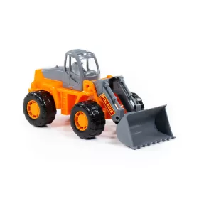 POLESIE Traktor mit Schaufel ORANGE/GRAU
