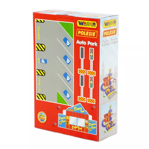 Polesie MŰANYAGJÁTÉK parkoló 3 szintes SZÍNES