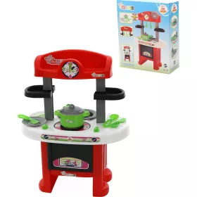 Polesie Toys Boo-Boo-Küche mit Sound, 58 cm, ROT