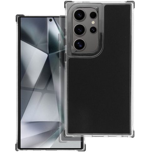 Matrix Samsung Galaxy A36 hátlap tok kameravédő peremmel, fekete (matt)