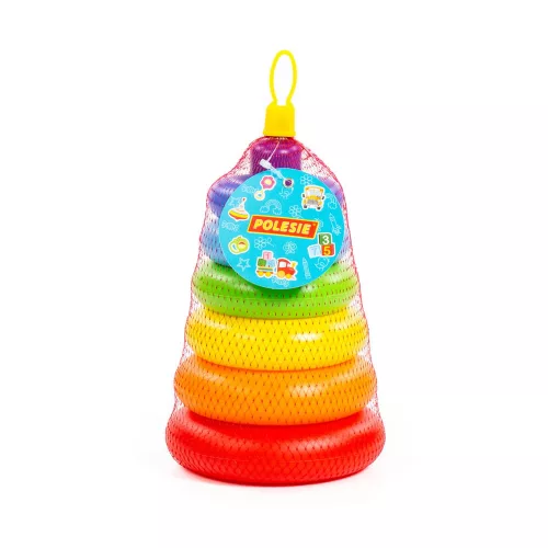 Polesie Toys  karikatorony montessori, műanyag SZÍNES