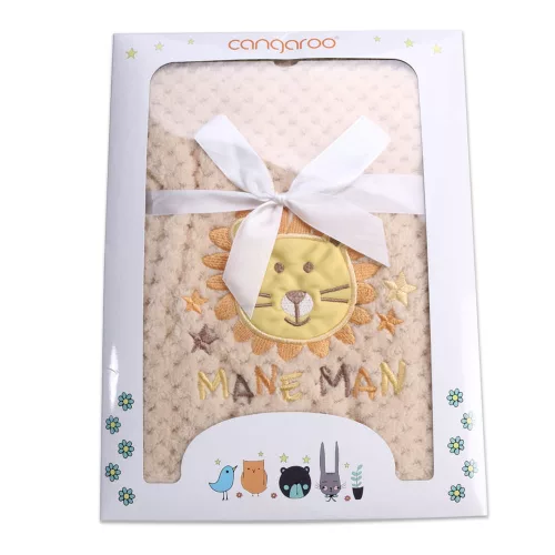 Cangaroo Freya Babydecke Löwe BEIGE
