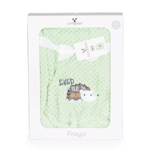 Cangaroo Freya Babydecke Igel GRÜN